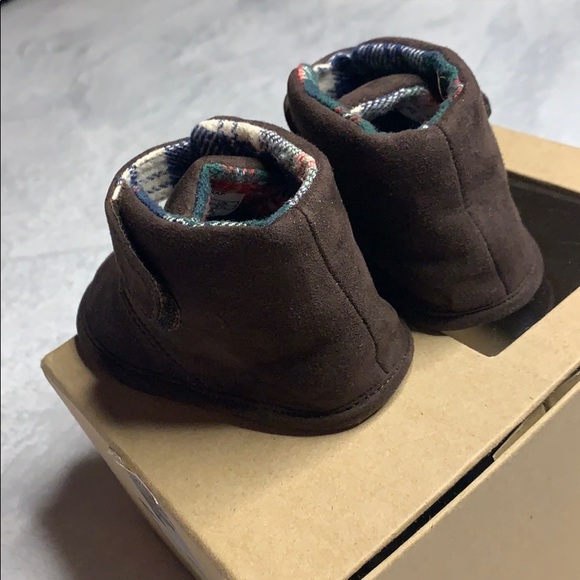 Cole Haan toddler boys brown suede shoes size 4 - Picture 5 of 8